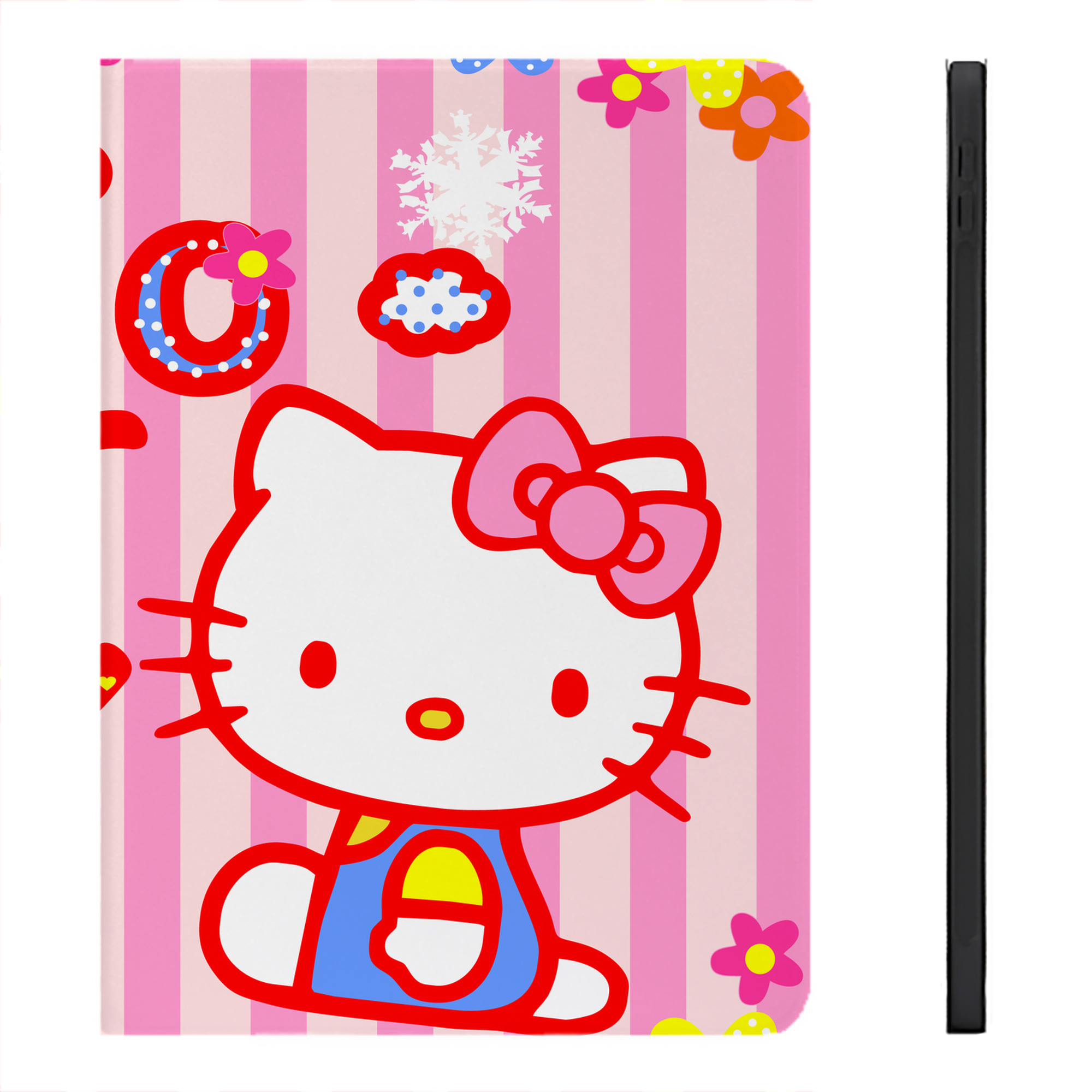 （画像用） Hello Kitty ハローキティ IPadケース ペンホルダー付き ブックスタイルデザイン